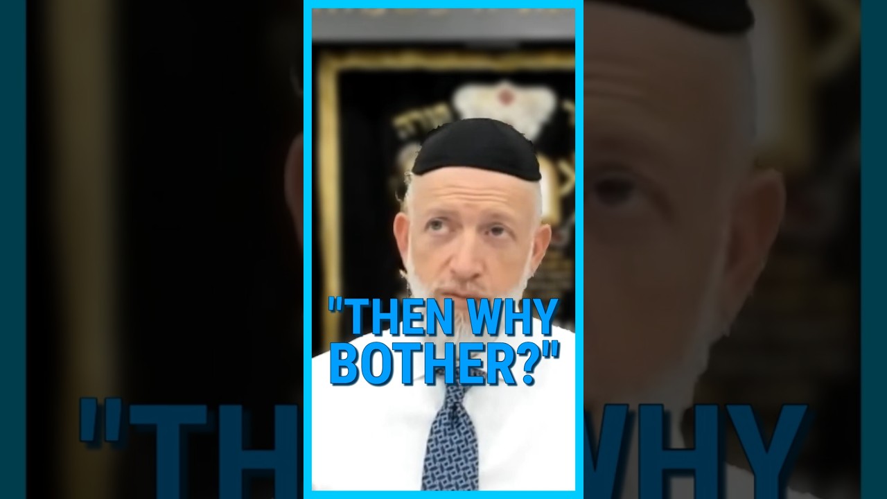 "Then WHY BOTHER?"