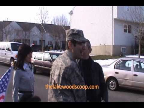 Deputy Mayor US AF Major Menashe Miller Homecoming From Iraq edited