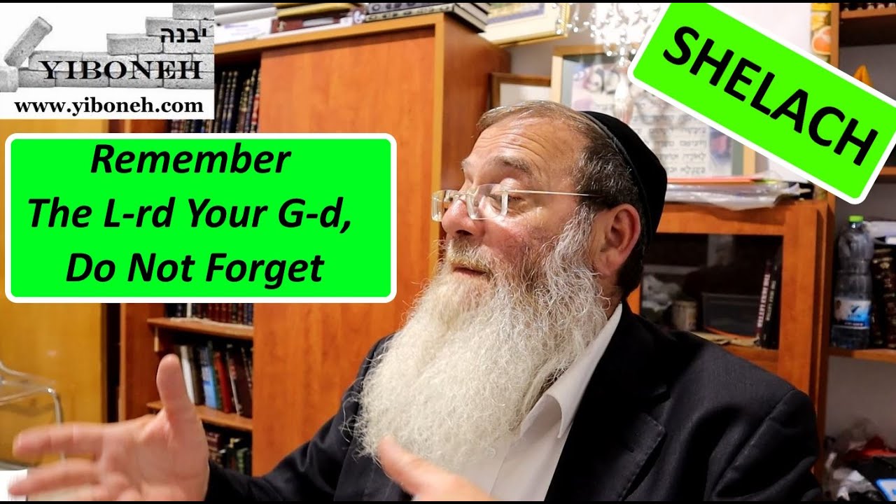 Remember The L-rd Your G-d, Do Not Forget with Rabbi Aaron Dovid Poston