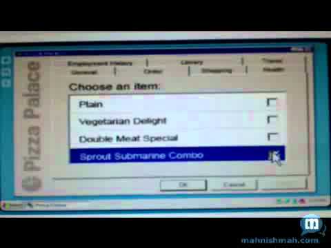 Ordering Pizza 2012