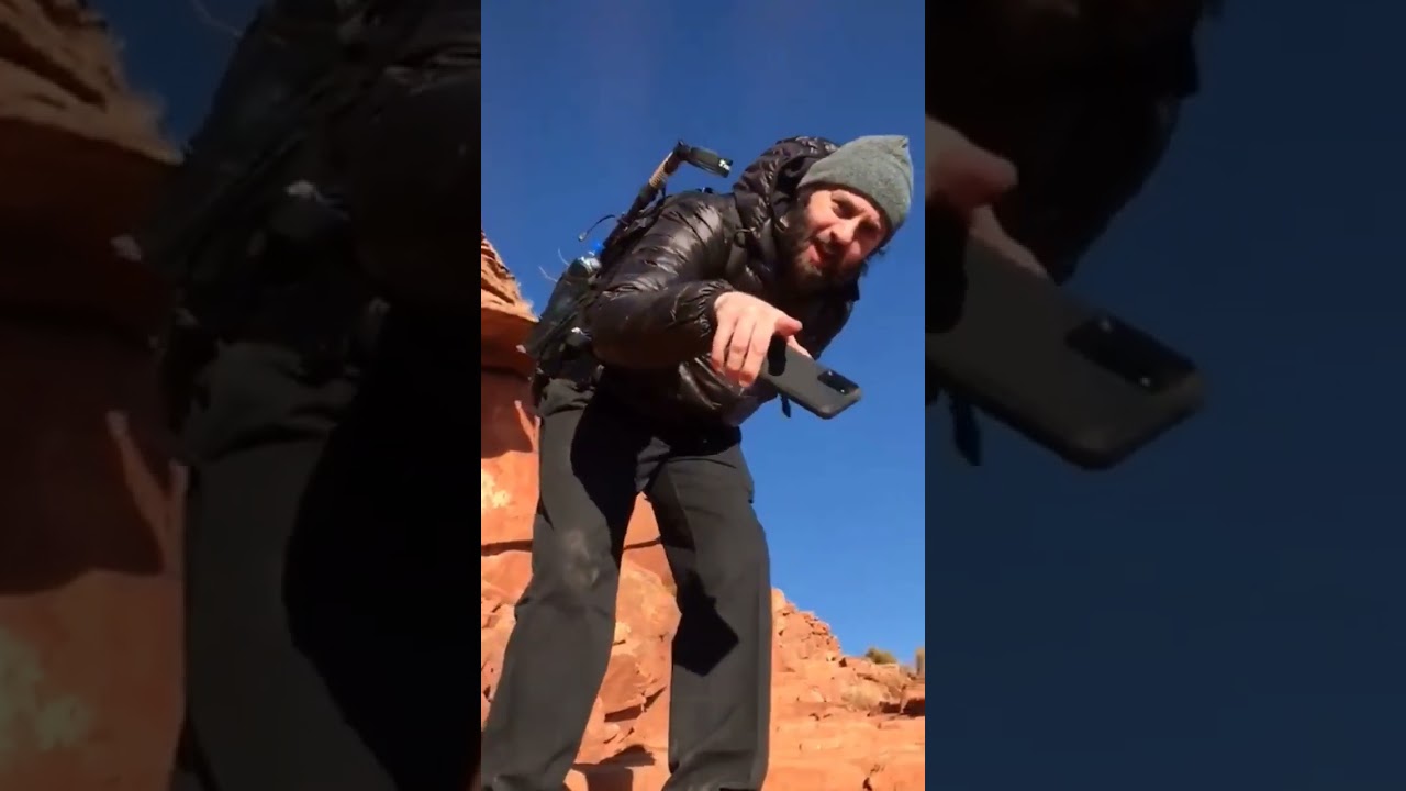 Protesting against #verticalvideo #EzraBodansky #grandcanyon #shorts