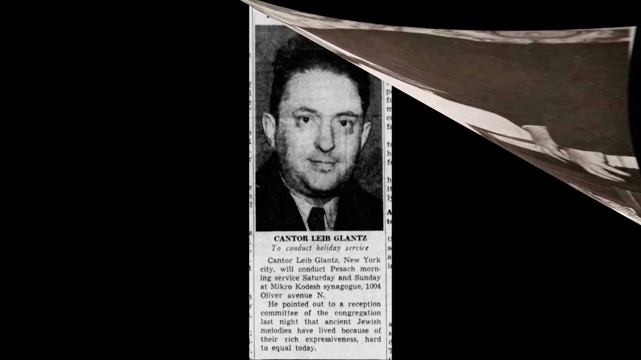 Cantor Leib Glantz Z"L - Machnisei Rachamim