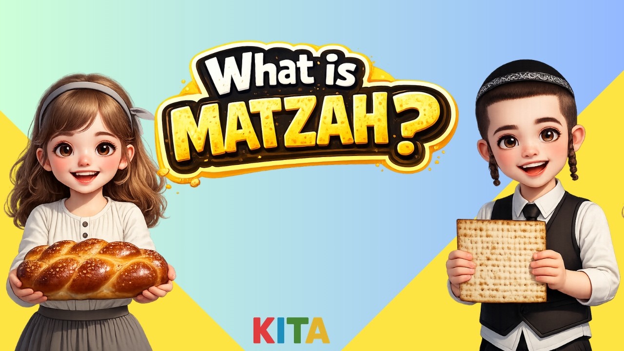 Why Do We Eat Matzah on Pesach? 🫓 | Jewish Kids Learn about Passover with KITA!