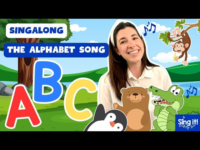 The Alphabet Song, Singalong for Kids, Sing with Ms. Sara, Jewish Songs, Nursery Rhymes