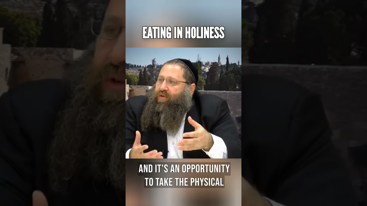 The KABBALAH of Eating #shorts #shabbat #spirituality #torah #spiritualgrowth #shortvideo #kosher