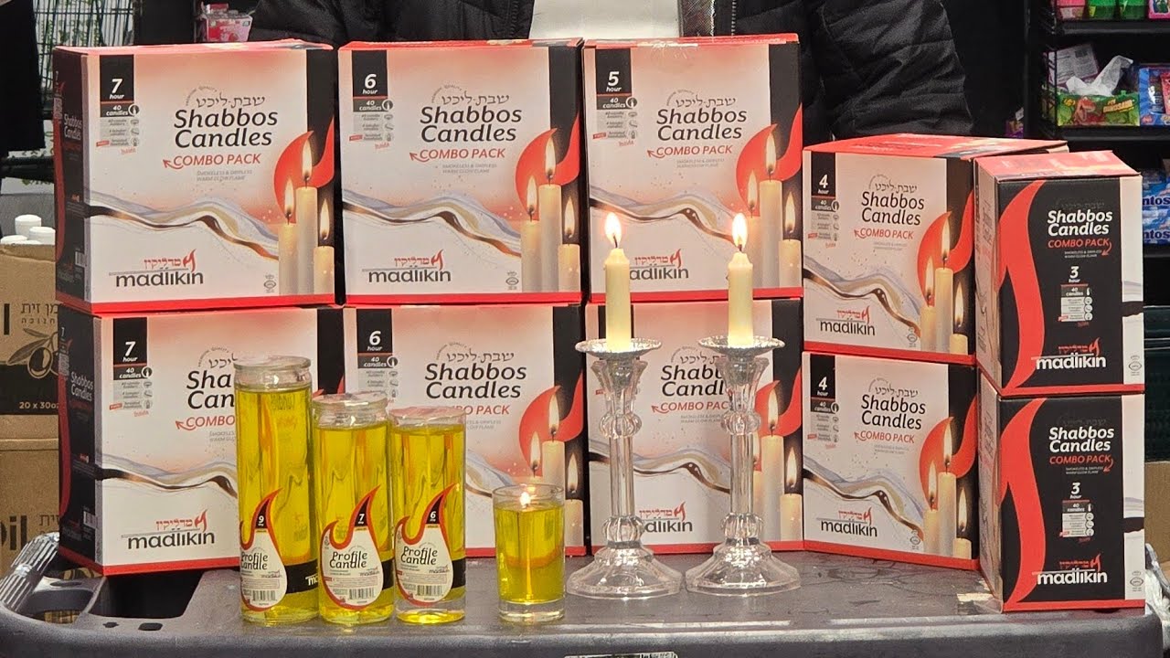 The Easy, Simple, Clean Shabbos Candle Combo by Madlikin | Featuring Lazer Ungar from MasterKo
