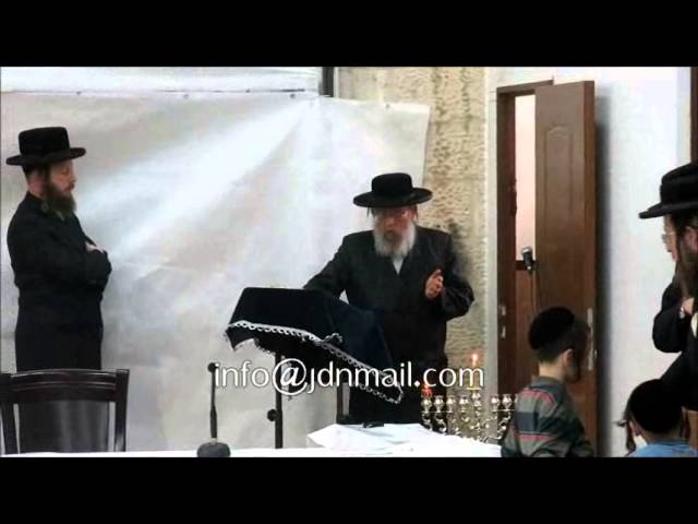 Chanukah 5774 With Pinsk Karlin Rebbe