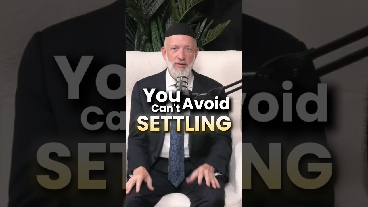 You can't AVOID settling #jewishdating  #shidduchim  #mindset