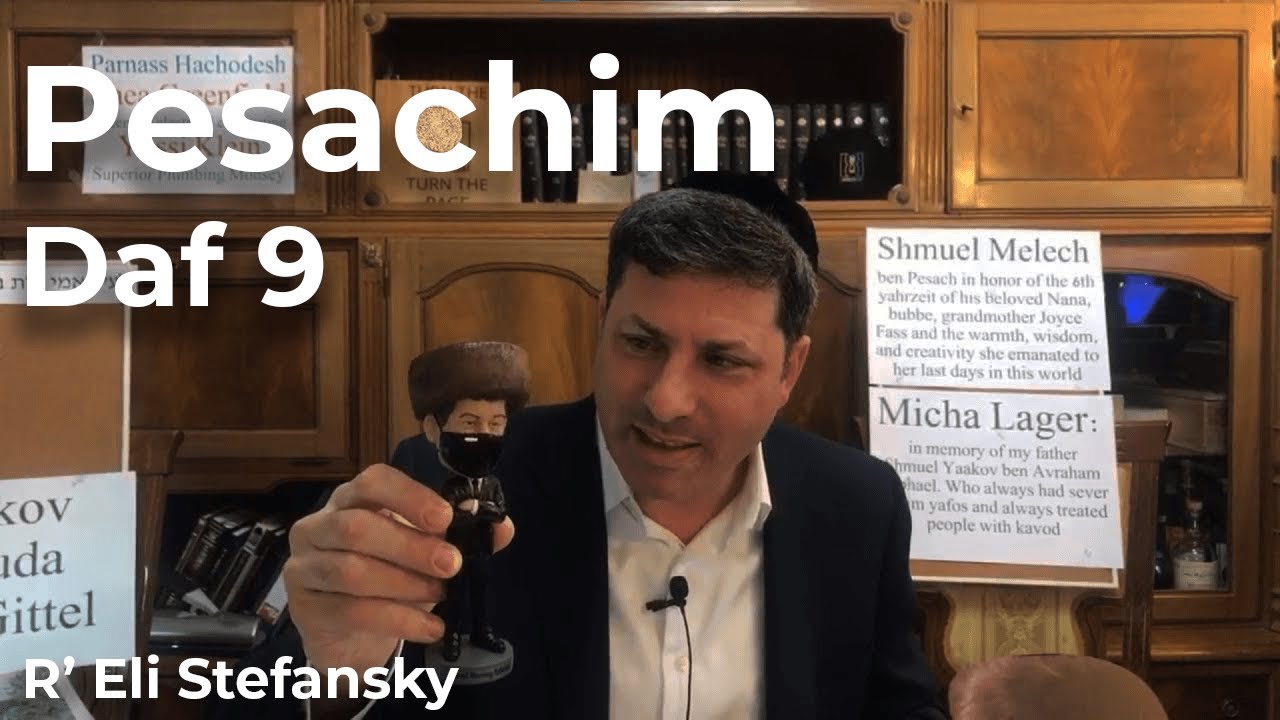 Daf Yomi Pesachim Daf 9 by R’ Eli Stefansky