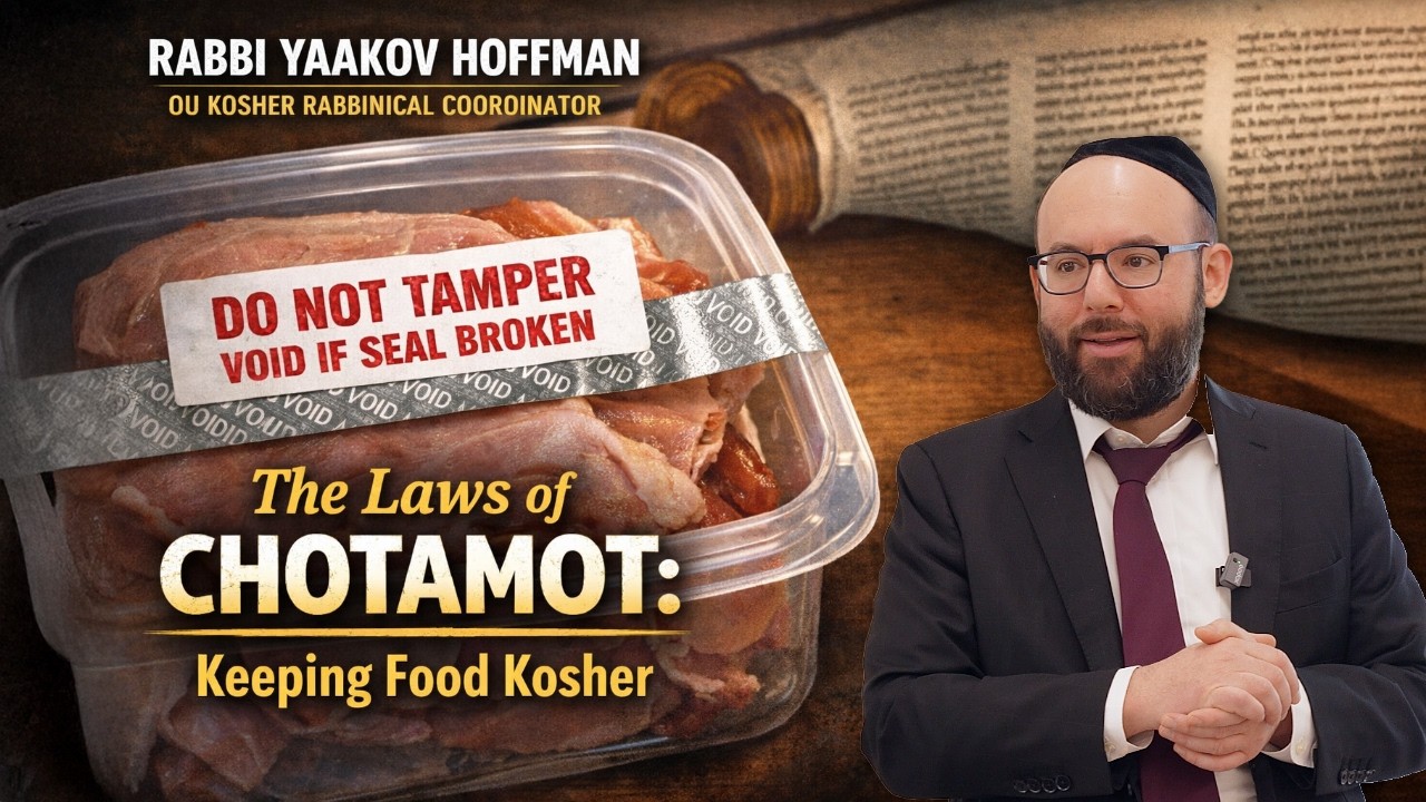 Keeping Food Kosher, The Laws of Chosamos - Rav Yaakov Hoffman, OU Kosher