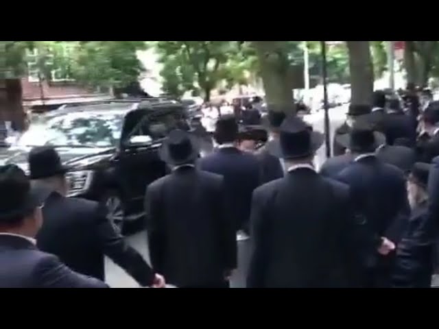 Levaya of R' Osher Lemel Ehrenreich in Boro Park #shorts