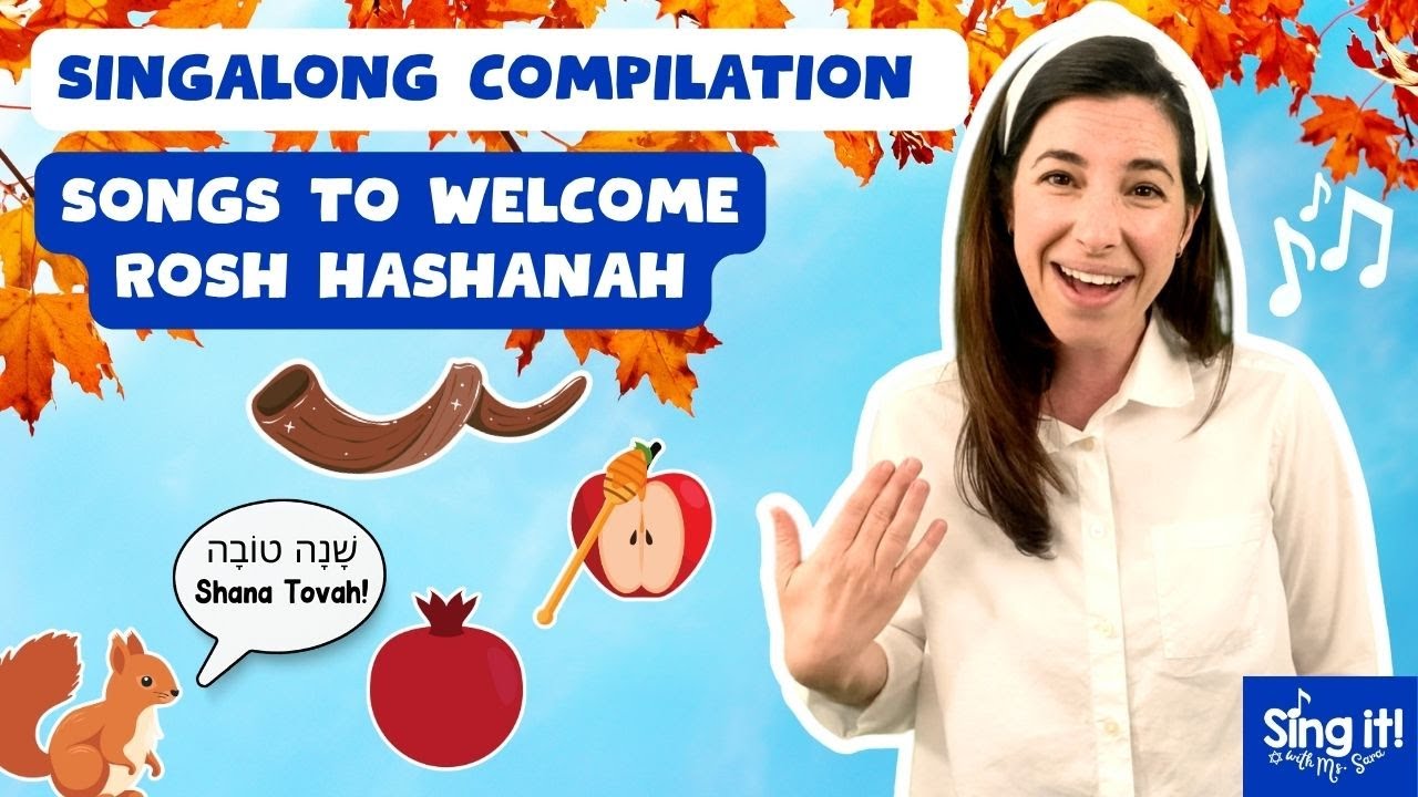 What Do We Do on Rosh Hashanah Singalong | Ms. Sara 3-Song Compilation for Kids | High Holidays