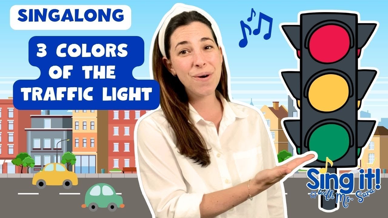 Toddler Preschool Learning | Three Colors of the Traffic Light | Songs with Ms. Sara Toddler Safety