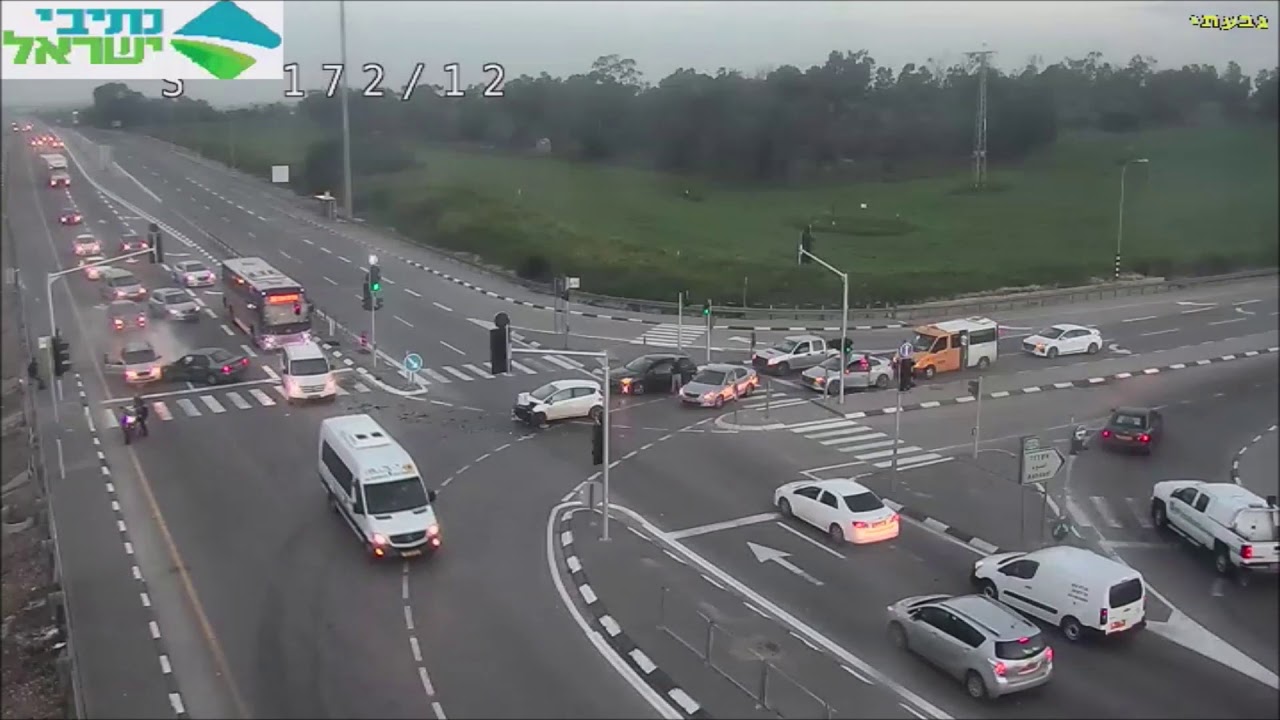 Israeli Drivers Pass By High-Speed Crash Without Checking On Driver