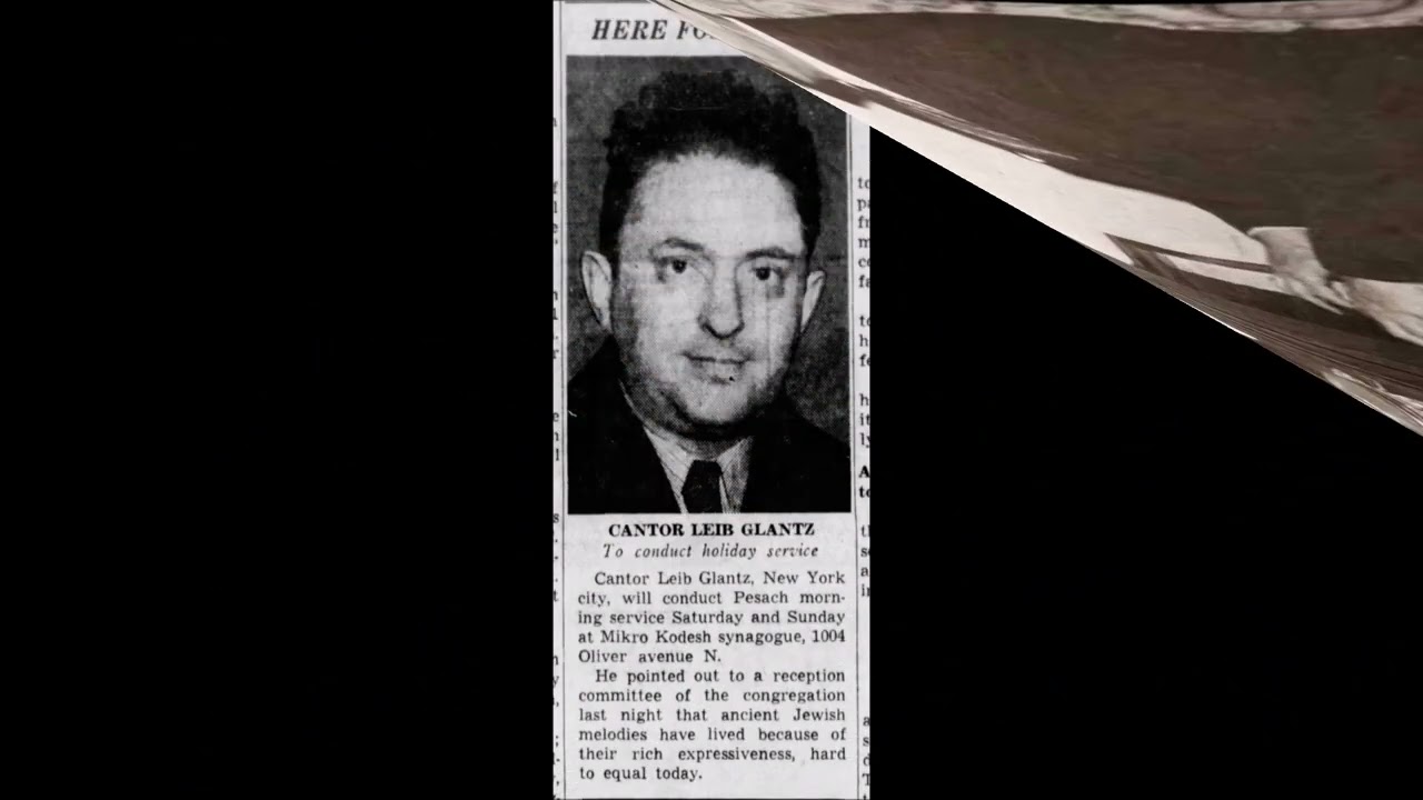 Cantor Leib Glantz Z"L - Hashkeveinu