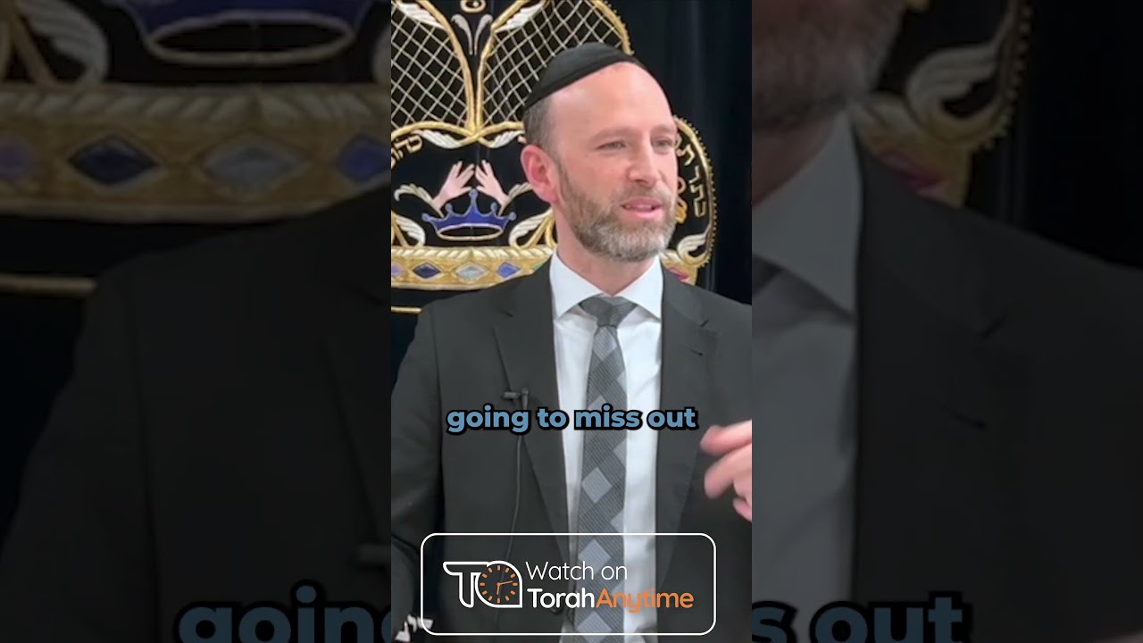 Focus On Today  -- What Hashem Wants From You Now