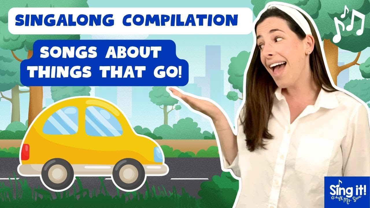 Planes, Trains, and Car Songs | Hebrew Singalong Compilation | Jewish Songs with Ms. Sara
