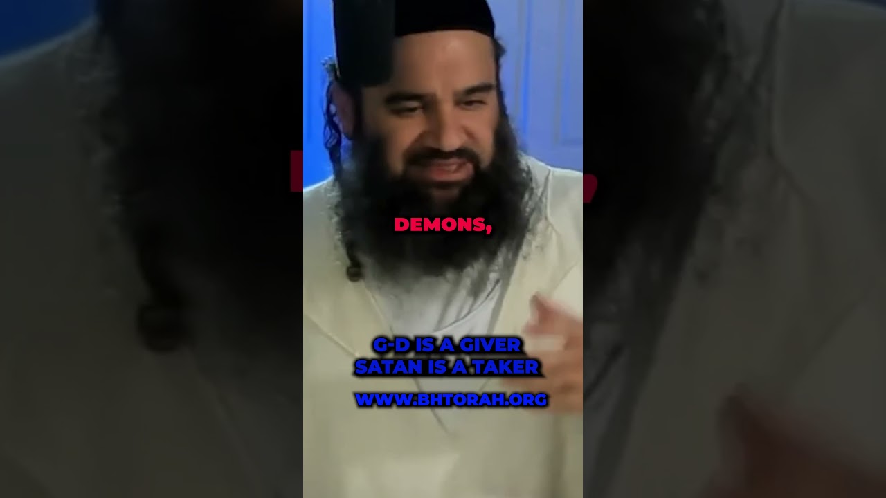 God Is a Giver Satan is a Taker  #motivation #rabbiyaronreuven #inspiring #orthodoxjudaism #kiruv