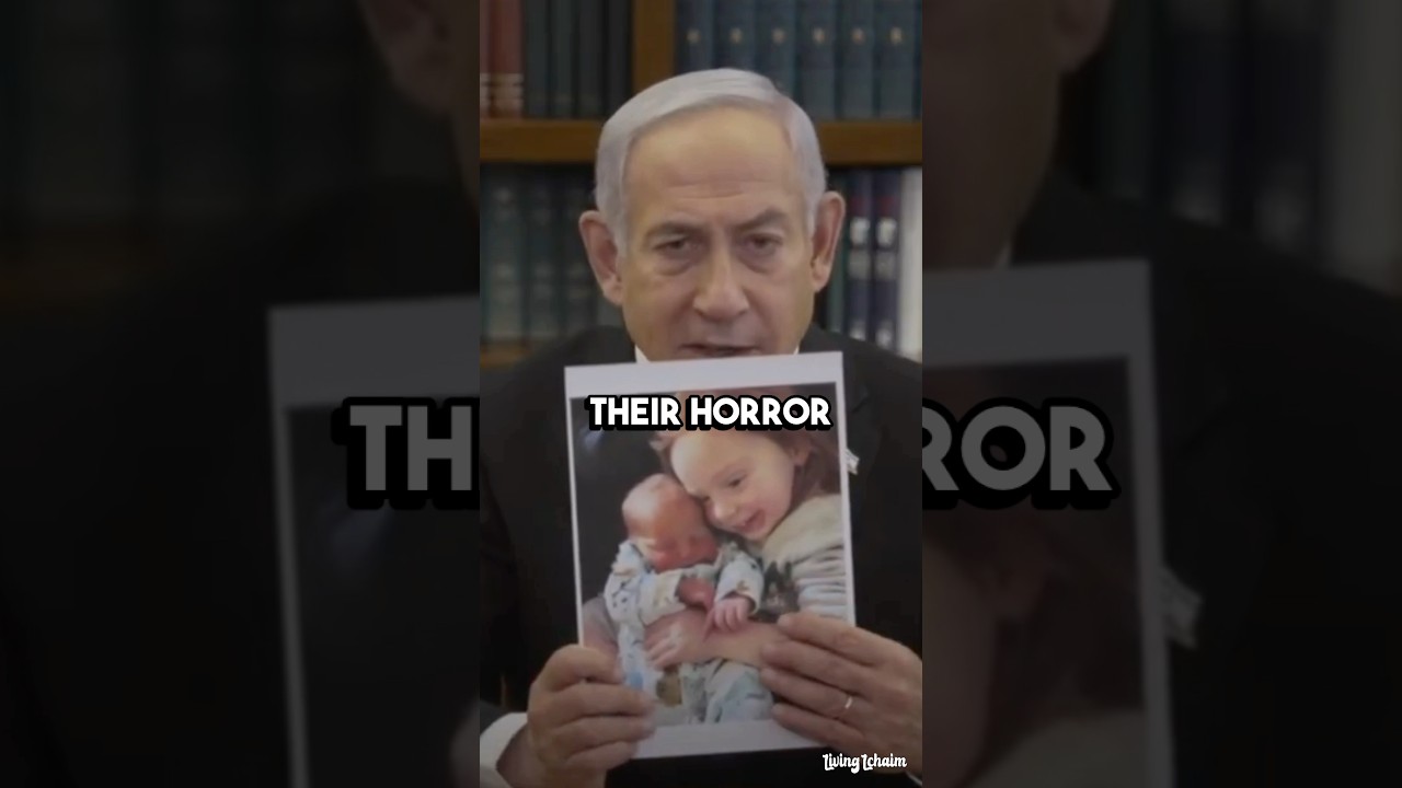 Bibi Netanyahu RIPS the Monsters in Gaza. #israel #bibas
