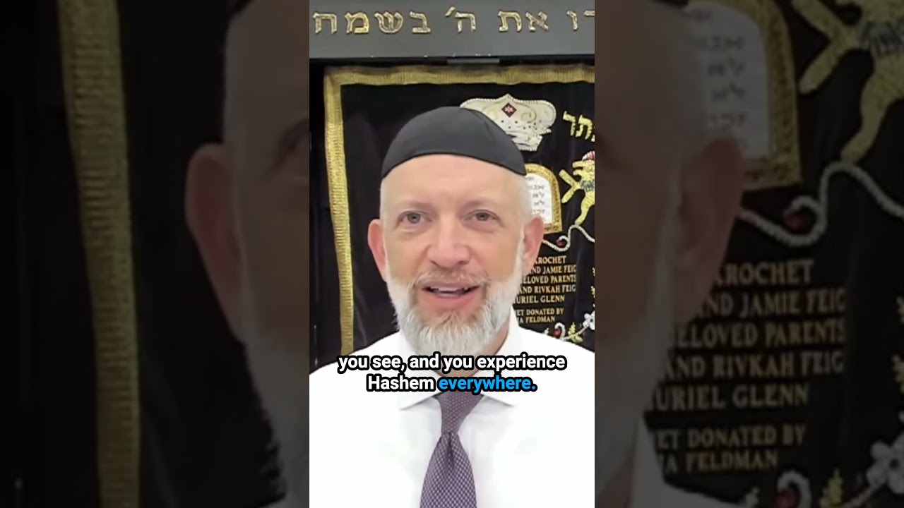 When you LOOK at the WORLD, are you SEEING HASHEM?