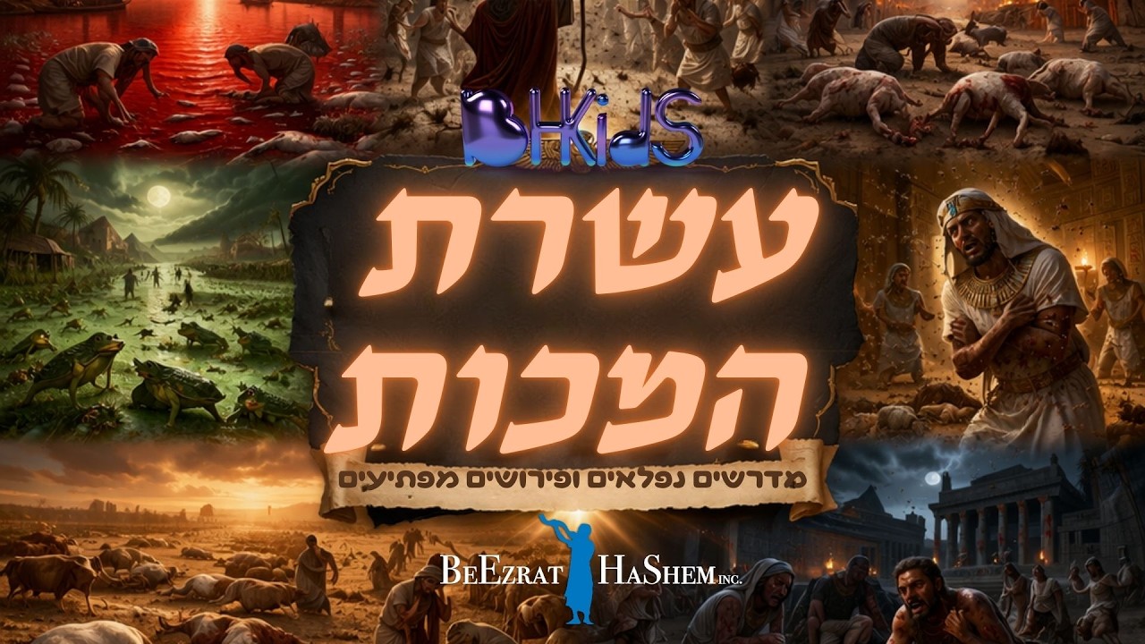 🐸🔥 עשרת המכות עם מדרשים נפלאים ופירושים מפתיעים בהמחשת AI!