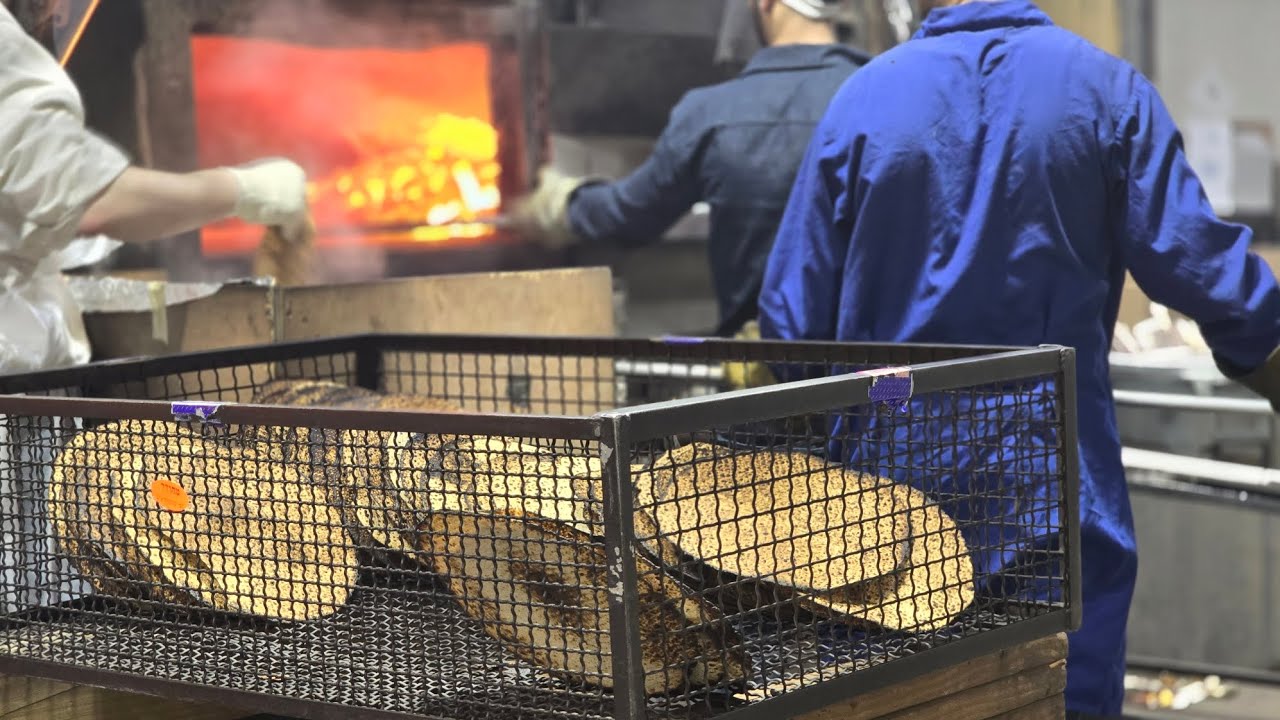 Lakewood Matzah Bakery with the Special Shitas Hurosh chumra Matzhoz run!