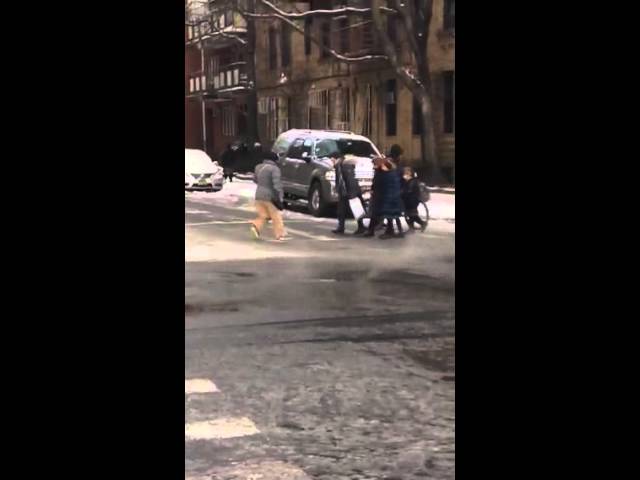 Walking on ice fail