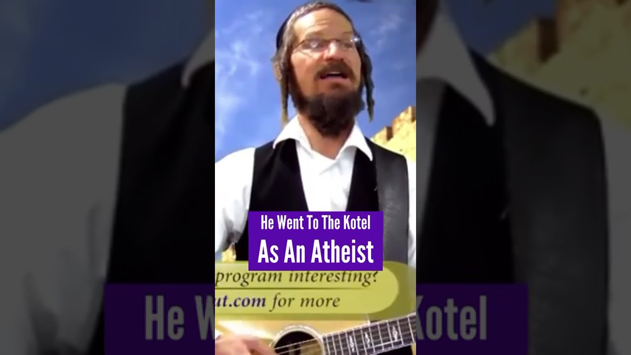 Rabbi Yom Tov Glaser Sings About Coming To The Kotel As An Atheist