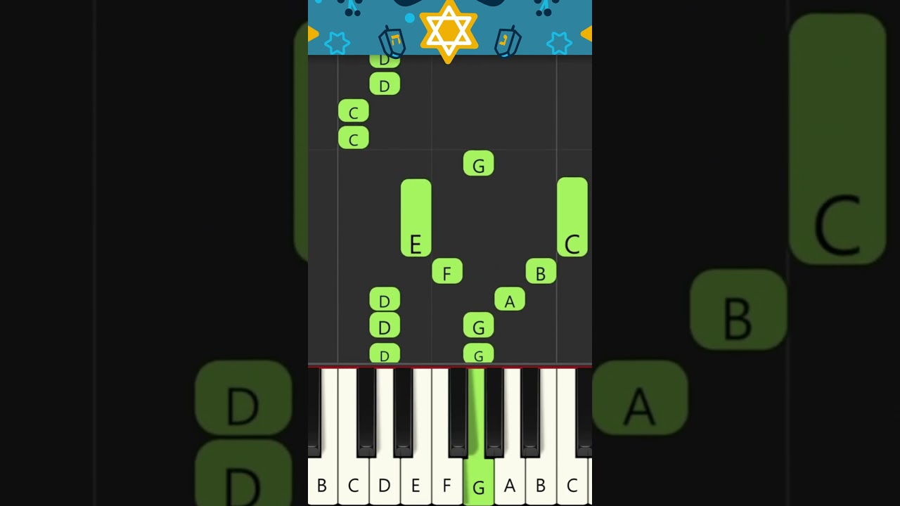 Dreidel, Dreidel, Dreidel - Fun Hanukkah Piano Version  #hanukkah #chanukah #dreidel