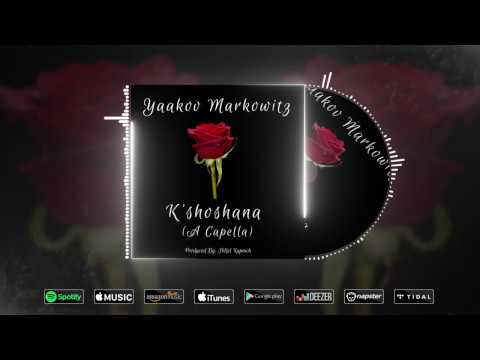 Yaakov Markowitz - K'Shoshana (A Capella Cover)
