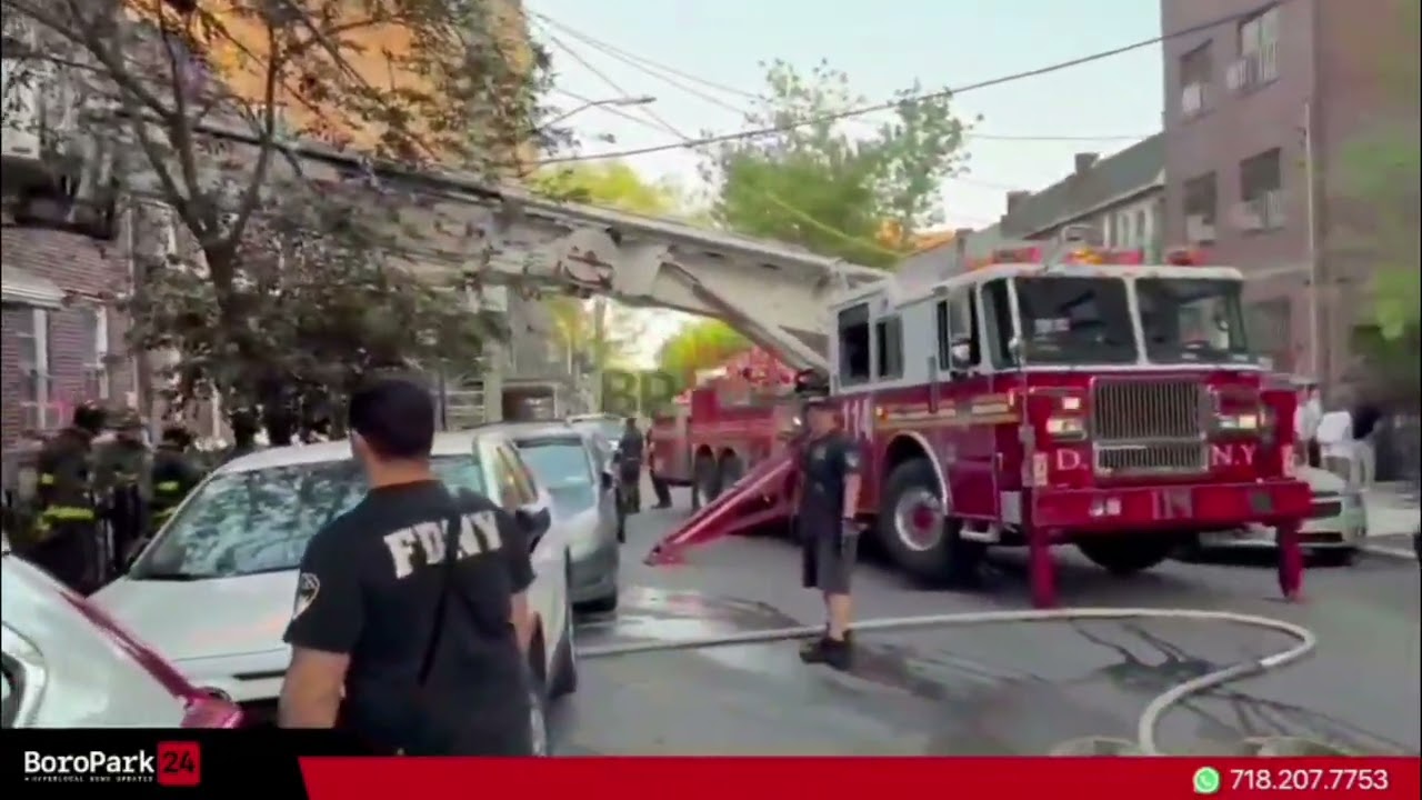 Firefighters are on scene for a fire in a private home on 9th Ave and 41st Street.