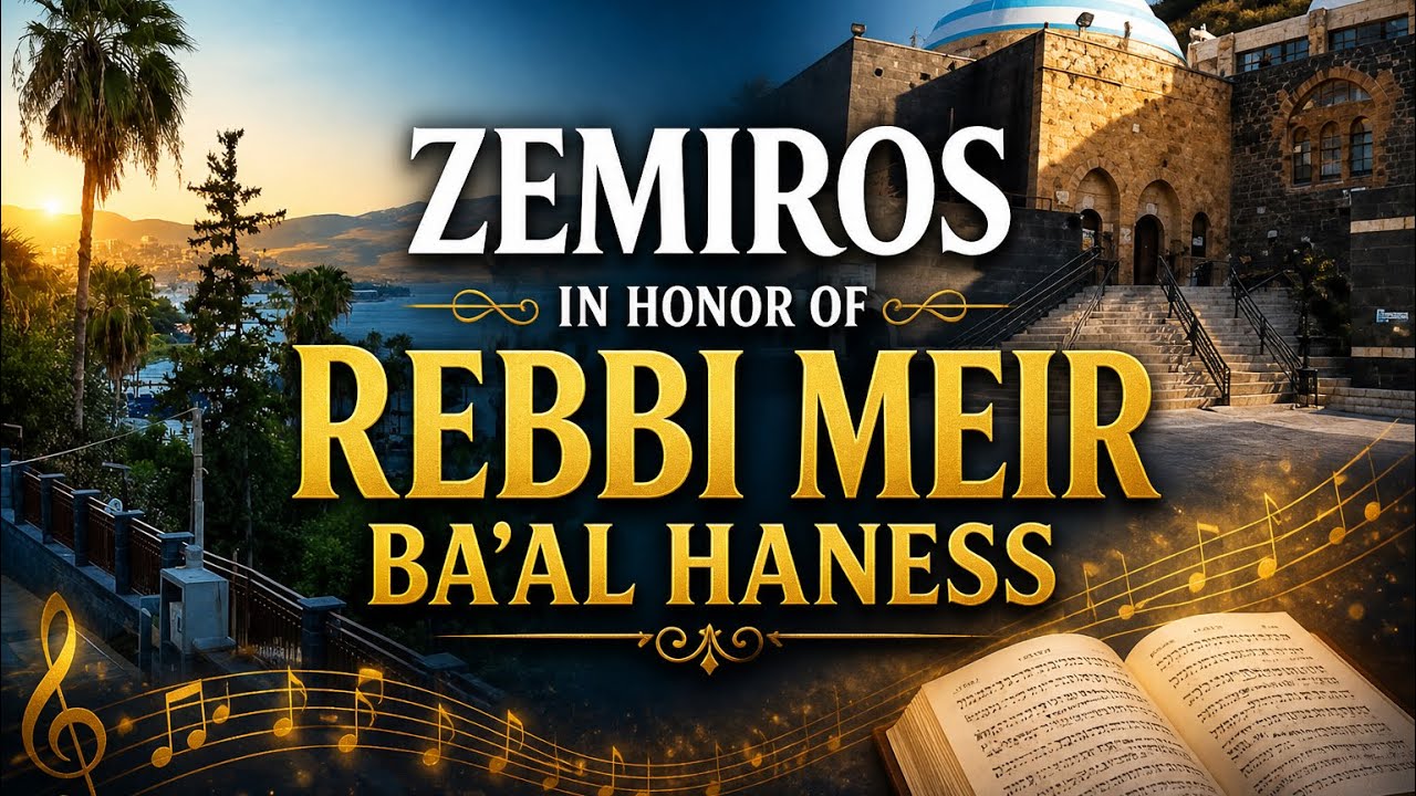 Holy Songs In Honor of Rebbi Meir Ba'al Haness {Piyut Ashir Afoer; Ashir Azamra B'neginah}