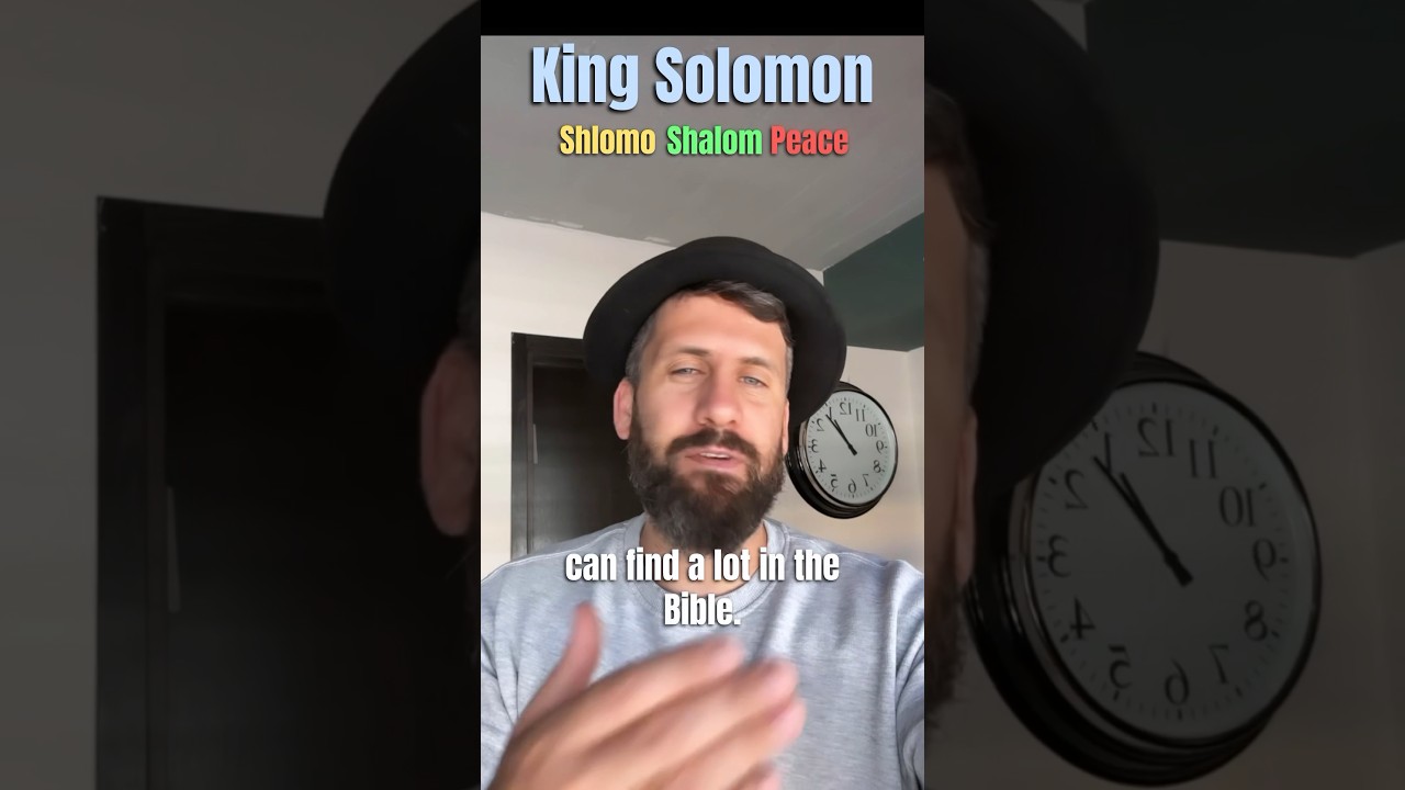 The secret of the name of King Solomon in Hebrew #bible #king #kingsolomon #bibleverse #hebrew