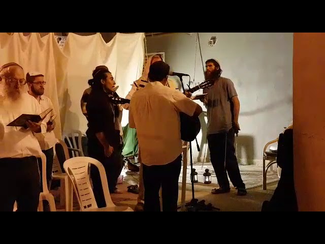 Slichot at the house of love and prayer in Tzfat. 2017