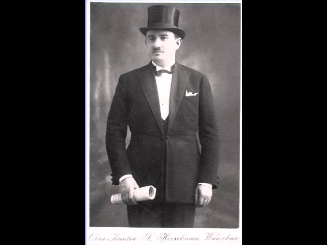 Cantor Mordechai Hershman- Yiddish Lider