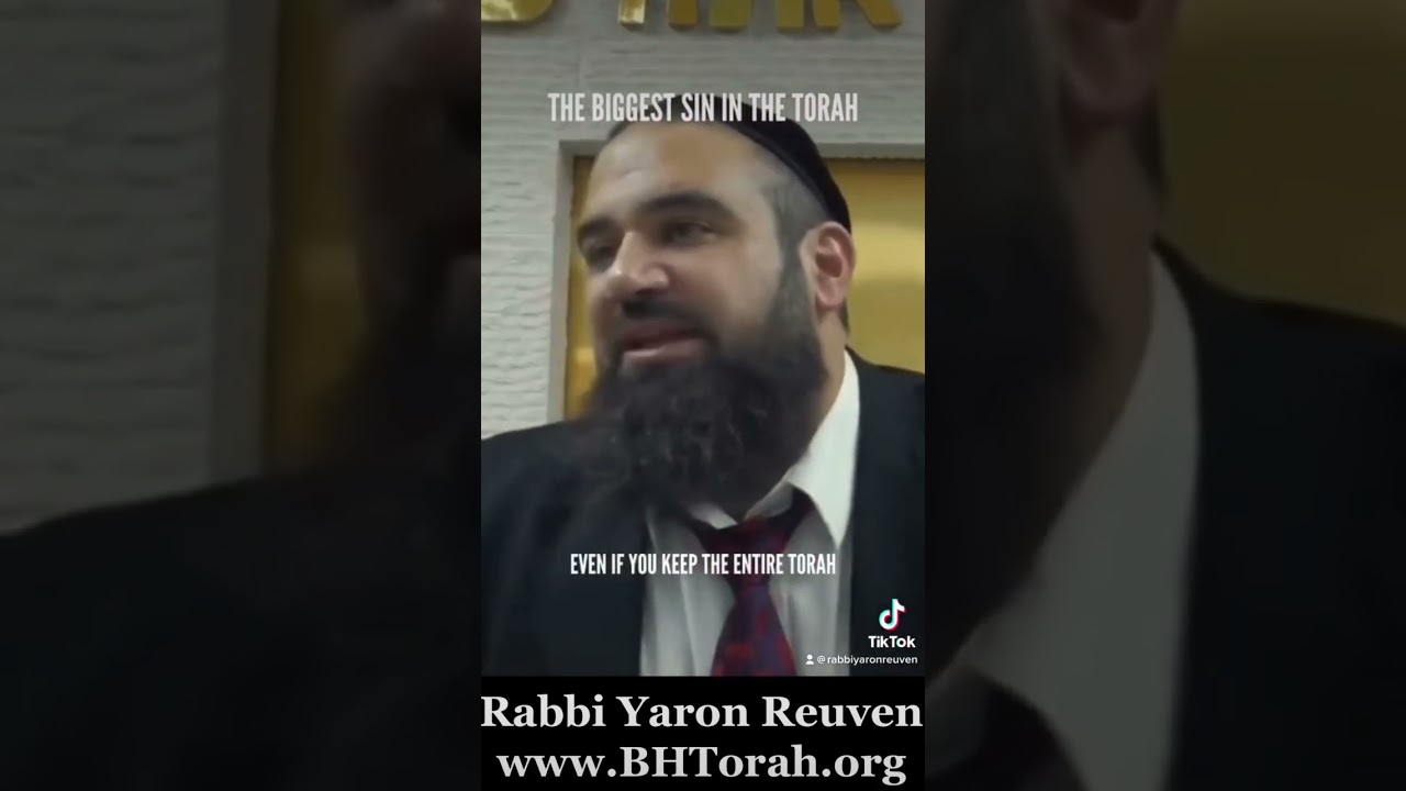 WHATS THE BIGGEST SIN IN THE TORAH #wastingseed #semenretention #rabbiyaronreuven #orthodoxjewish