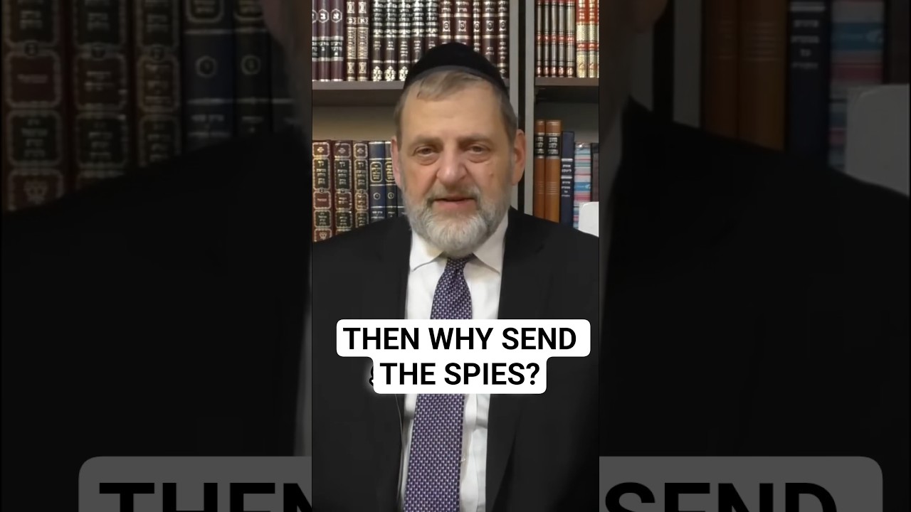 Then Why Send The Spies? #rabbiorlofsky #torah #judaism