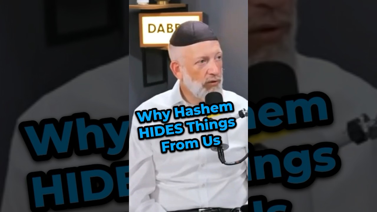 Why Hashem HIDES things from us #shorts