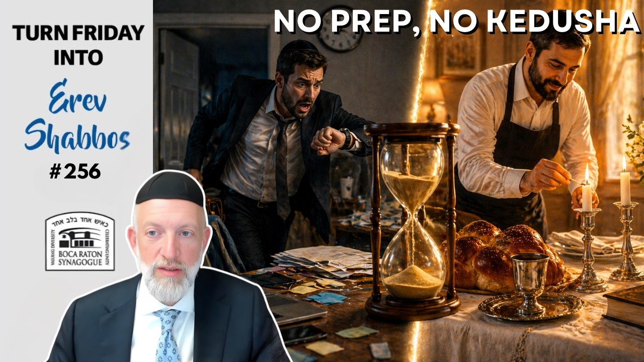 No Holiness Without Preparation | Turn Friday into Erev Shabbos #256
