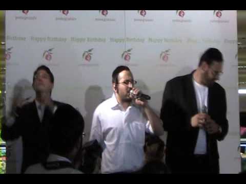 Lipa Yeedle And Benny Amar At Pomegranate