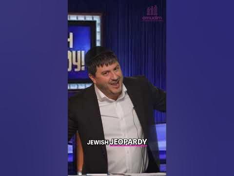 Jewish Jeopardy: Host Chaim David Mendlbaum Meets Contestants #shorts