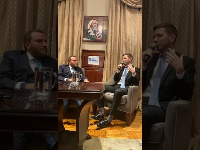 Yair Netanyahu interviewed by Rabbi Shmuley Boteach in NYC