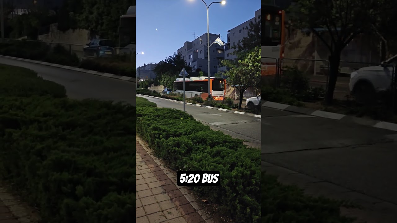 5:20 bus. Even this early in the morning, the buses in RBS are running!