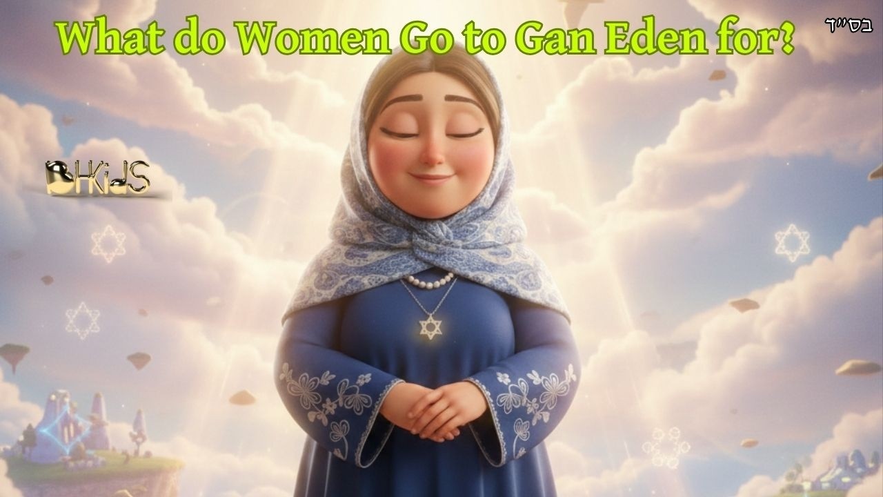 What Do Women Go To Gan Eden For? 🌸 | TORAH FOR KIDS AI