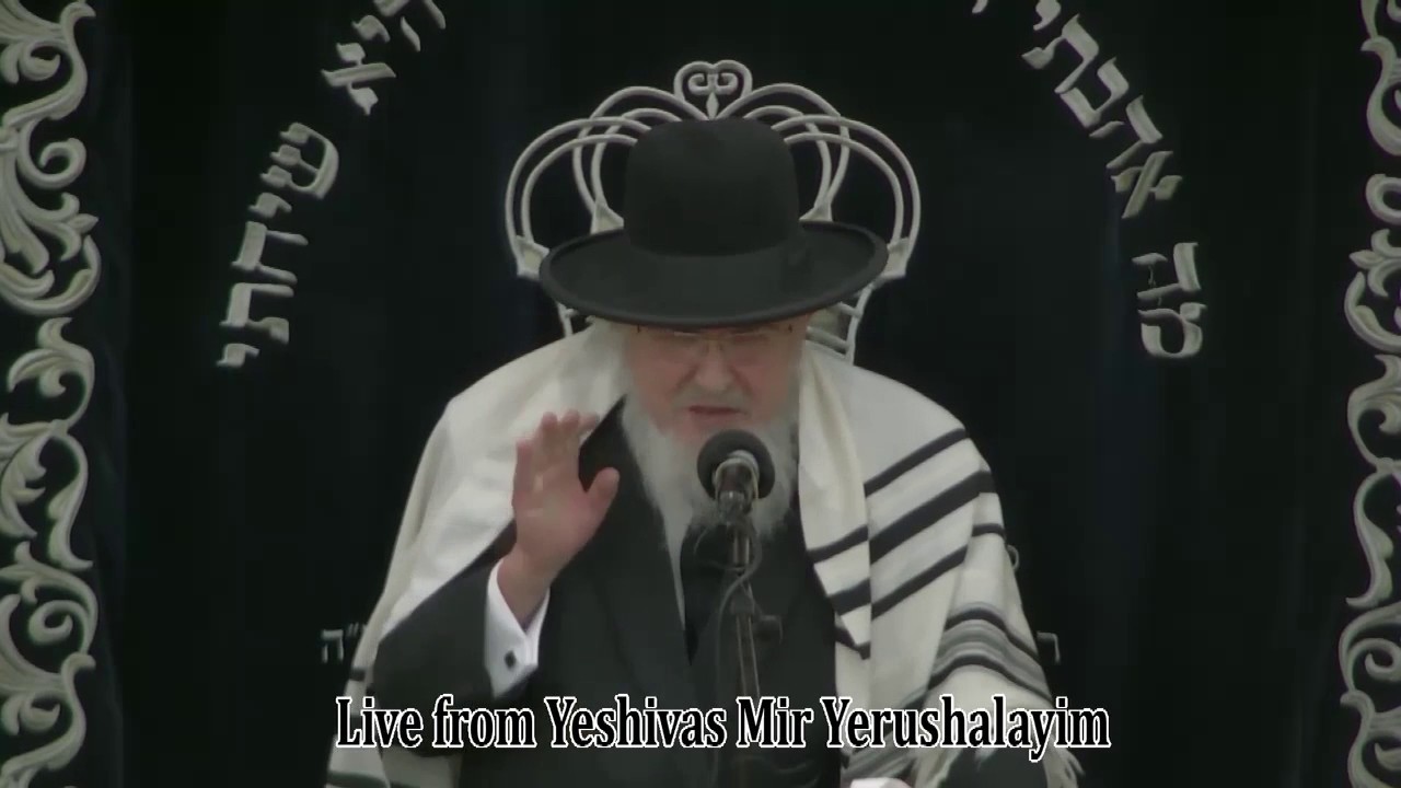 Hespedim of Rav Moshe Schapira ZT"L