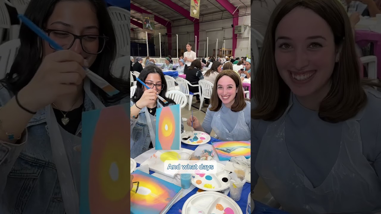🎤🖌️What’s harder - a TorahMate interview or painting a masterpiece?🎨
