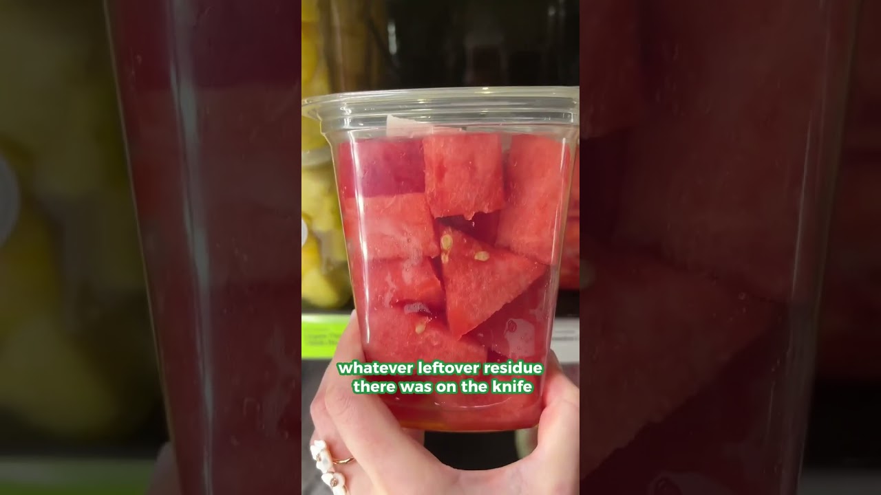 Can you buy sliced watermelon from a supermarket?