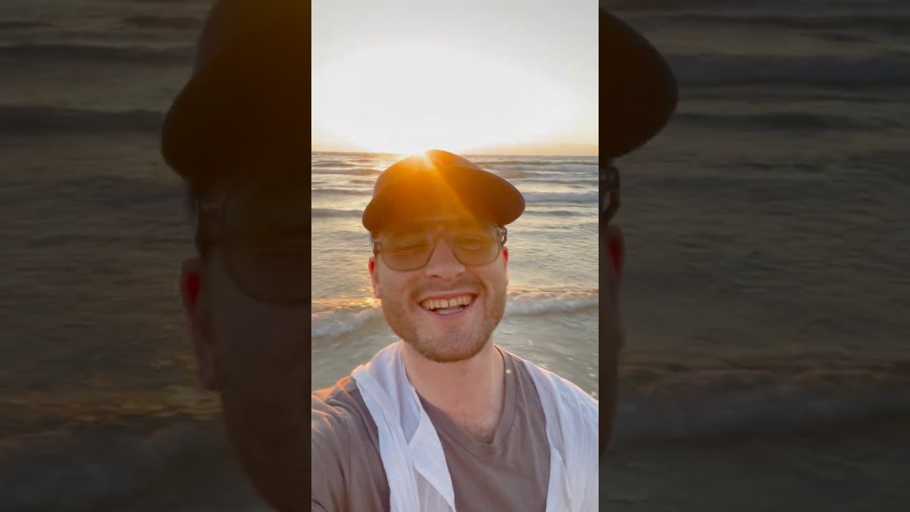 Days Of Love SUNSET ON THE BEACH🌅🏖️💙 #shorts #fyp #summer #chill #jewishmusic #beach #sunset