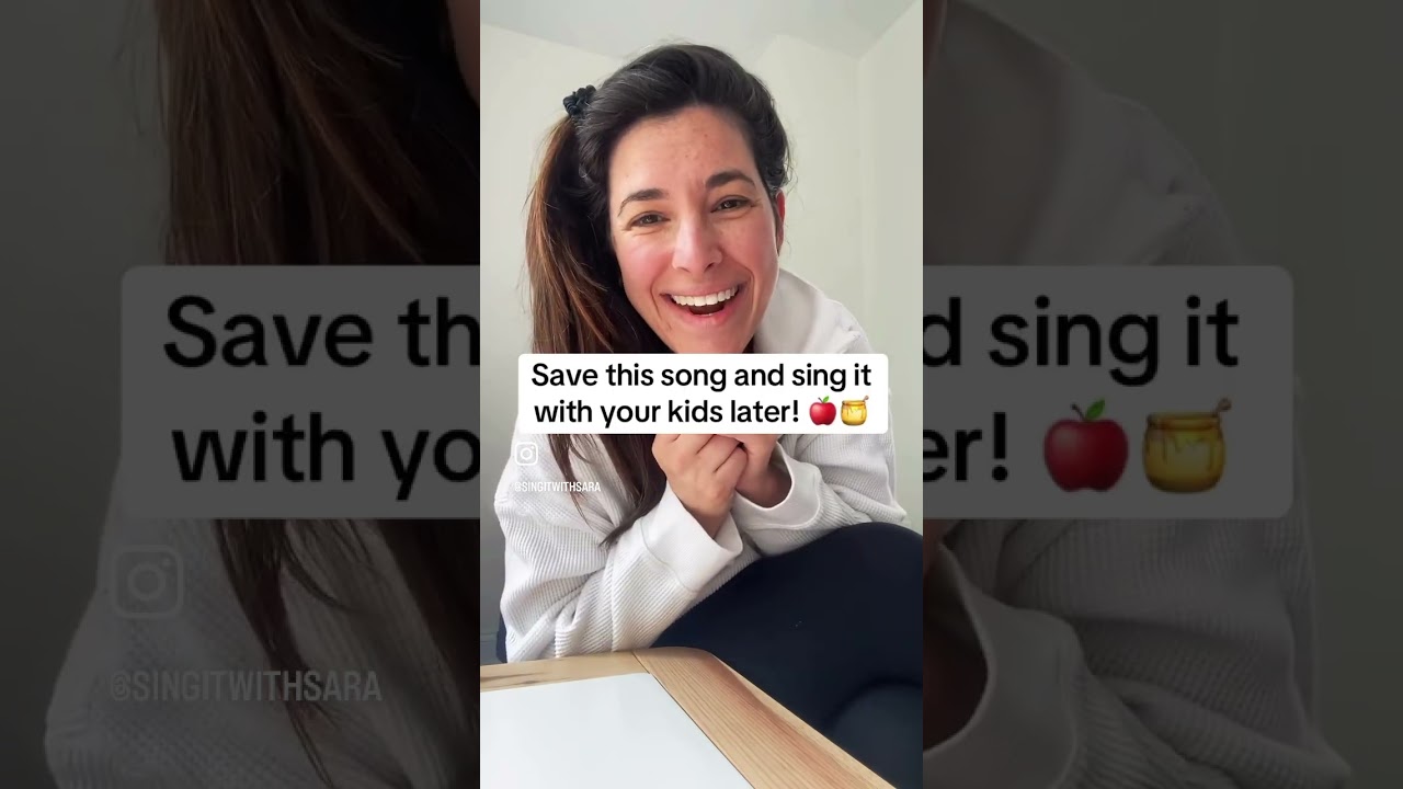 An easy Rosh Hashanah song for kids! #jewishkids #roshhashanah #jewishholiday