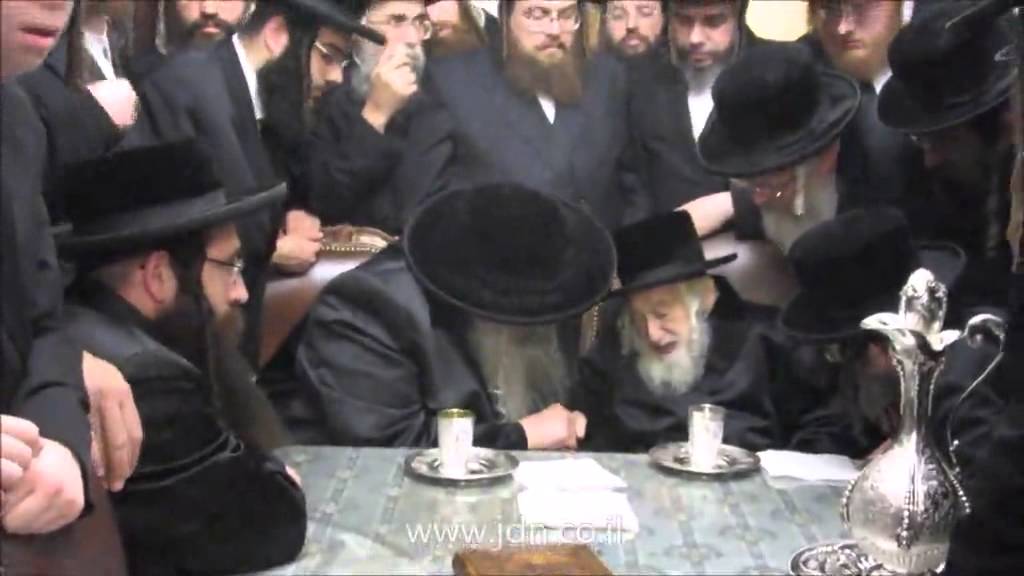 Sanz Klausenburg Rebbe Visiting Skulener Rebbe and Bobov45 Rebbe - Sivan 5775